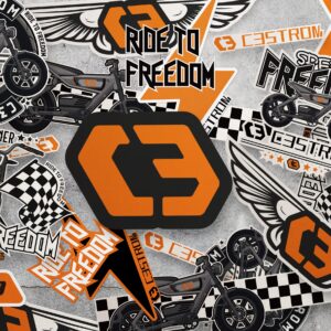 C3STROM Custom Bike Sticker Set
